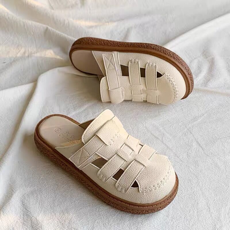 **ส่งจากไทย**รองเท้า💥Hot sale！baotou รองเท้าแตะแฟชั่น นิ่ม สวมใส่สบาย ใหม่  รองเท้าแตะผู้หญิง（35-40）