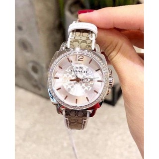 ส่งฟรี ผ่อน0%⌚COACH Boyfriend Signature Leather Watch