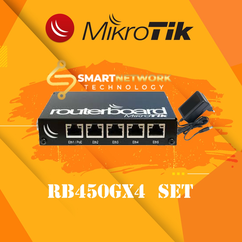 Mikrotik RB450Gx4 SET
