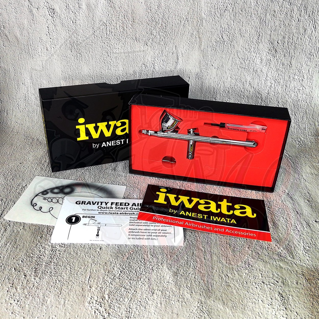 แอร์บรัช Iwata HP-CR ขนาดหัว 0.5 มม. รุ่นซีรีย์ Iwata Revolution