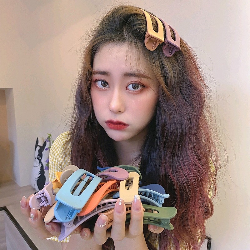 กิ๊บติดผมสี ปากเป็ดใหญ่ กิ๊บติดผมหน้าม้าผู้หญิง กิ๊บติดผมหน้าม้าแบบติดแน่น ปากเป็ด