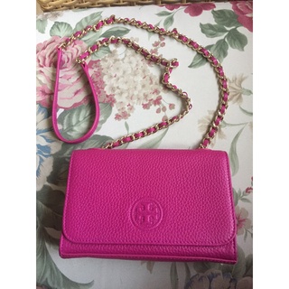 Tory Burch Bombe shrunken shoulder bag แท้ 100 %