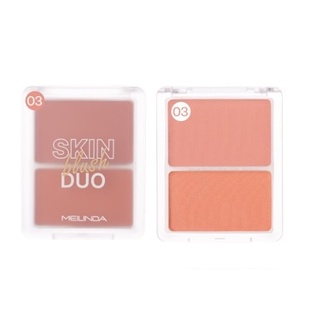 Mei Linda Skin Blush Duo #MC5085 : meilinda เมลินดา สกิน บลัช ดูโอ้ x 1 ชิ้น svl