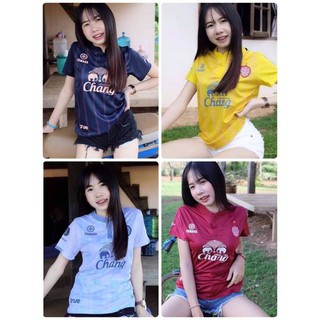 เสื้อกีฬาผู้หญิง บุรีรัมย์ยูไนเต็ด  Buriram United คอจีน หลากสี ฟรีไซส์