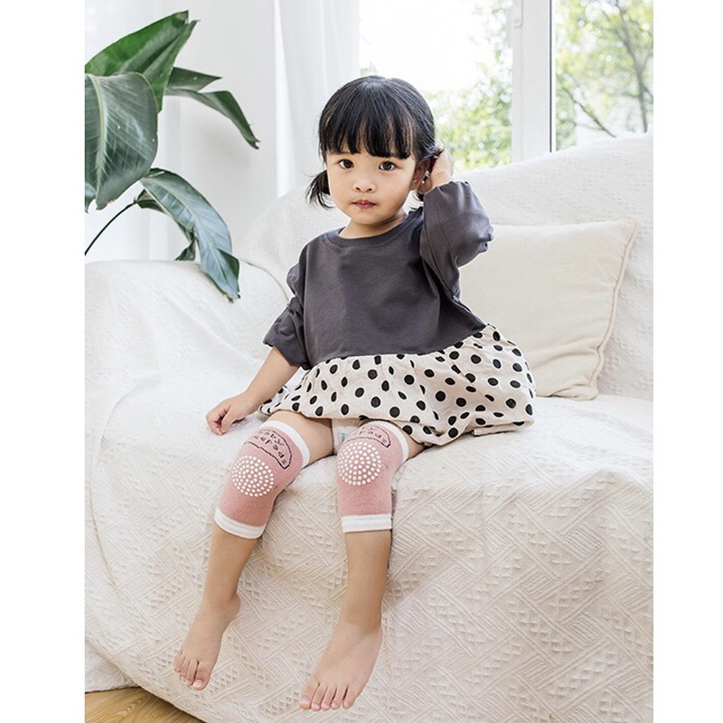 พร้อมส่ง  สนับเข่าเด็ก สนับเข่าถุงรองเข่าขณะคลาน สำหรับเด็กน้อยหัดคลาน H003
