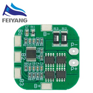 บอร์ดแบตเตอรี่ 4S 14.8 V/16.8 V 20A peak li - ion BMS PCM สําหรับแบตเตอรี่ Lithium Licoo 2 Limn 2 O 4 Lim 18650 Li - Ion