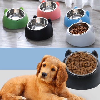 Pet Food Water Bowl Stainless Steel Detachable Prevent Slip Cartoon Shape Dog Cat Feeding Bowl