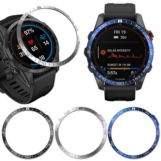 เคสนาฬิกาข้อมือแฟชั่น กรอบโลหะ มีกาวในตัว สําหรับ Garmin Fenix 7 Smart Watch Garmin Fenix 7S