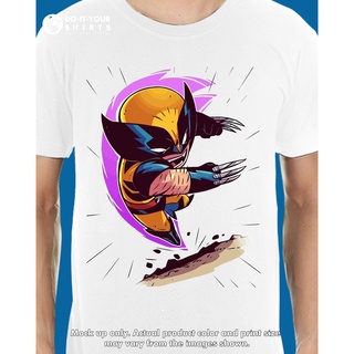 เสื้อยืด Marvel Wolverine Chibi Unisex Tshirtเสื้อยืด เสื้อยืดเท่