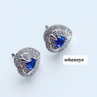 (พร้อมส่ง)*New*Swarovski 125 Anniversary One Womens Silver Tone Stud Pierced Earring