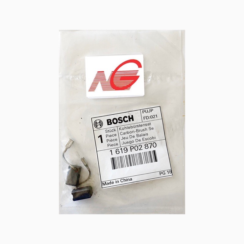 แปรงถ่าน BOSCH 1619P02870 ของแท้ ใช้กับรุ่น GWS 7-100, GWS 7-100 ET ...