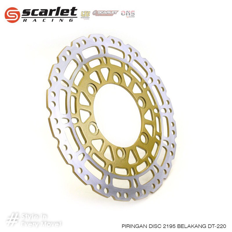 แผ่นหลัง Dtracker Scarlet Original Disc แผ่น Dtracker Disc