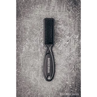 BARBER BRAIN แปรงปัดเศษผมและแปรงไล่เฟดบาร์เบอร์ เบรน ขนสีดำ ขนาดเล็ก VLY-2004