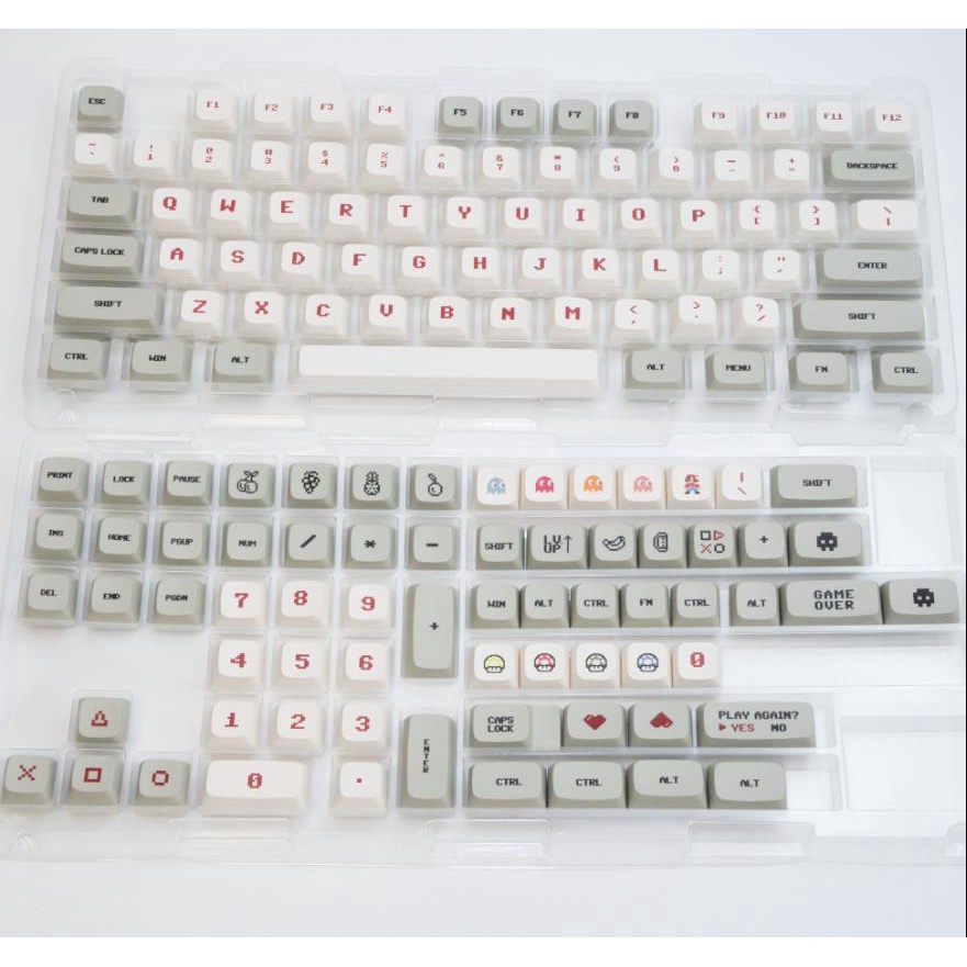 Keycaps 143 Keys คีย์บอร์ดวิดีโอเกม Xda ความสูง Pbt วัสดุระเหิดคีย์บอร์ดกลรูปแบบที่กำหนดเอง