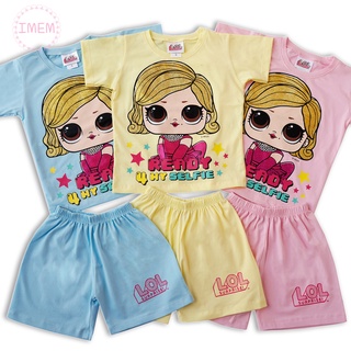 ชุดเซตเด็ก 2-6 ขวบ LOL Surprise แอลโอแอล ลายลิขสิทธิ์แท้ ชุดเสื้อกางเกง ชุดเด็กผู้หญิง ชุดเด็กหญิง เสื้อ + กางเกง