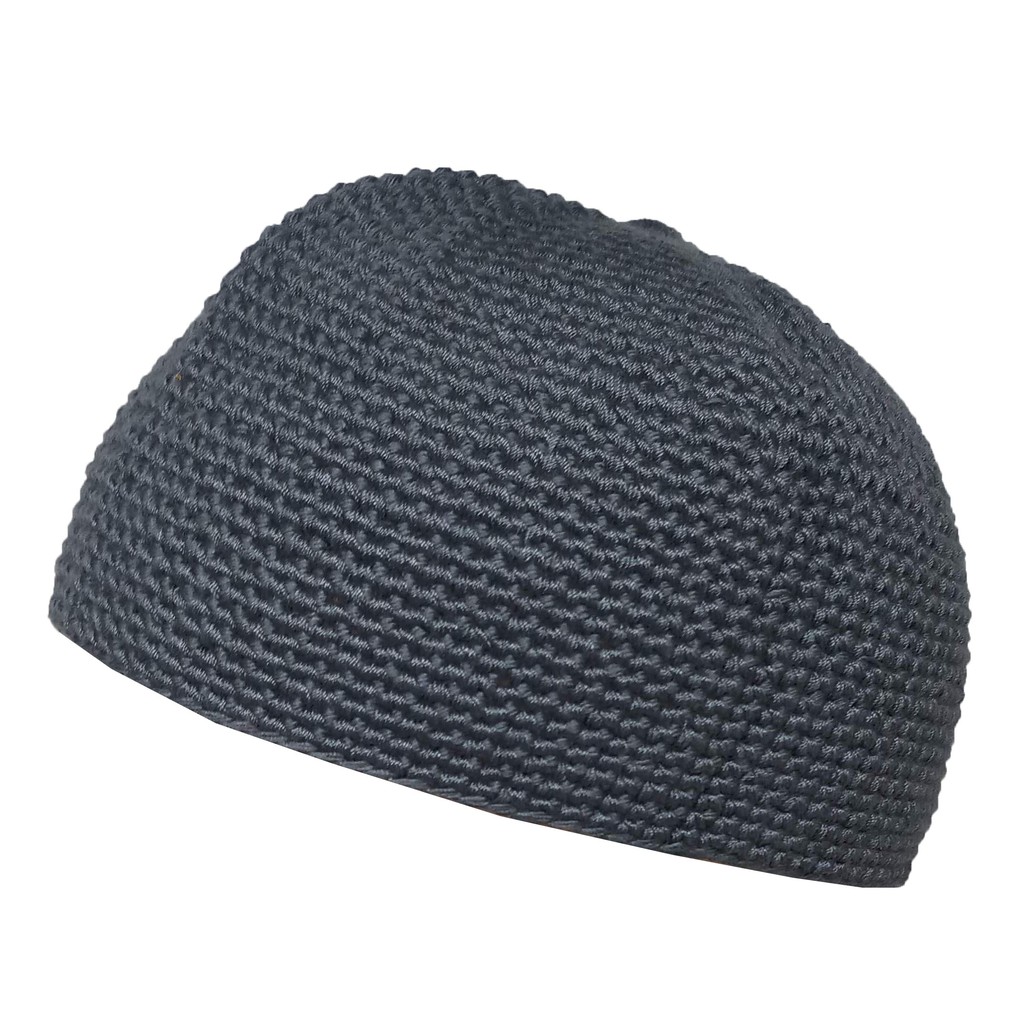 หมวกถักใส่ละหมาดสำหรับมุสลิมชาย amn025 กะปิเยาะห์อิสลาม เนื้อผ้าหนา สวมใส่สบาย ฟรีไซส์ ของขวัญวันอีด ใส่รายอ - รูปที่ 5