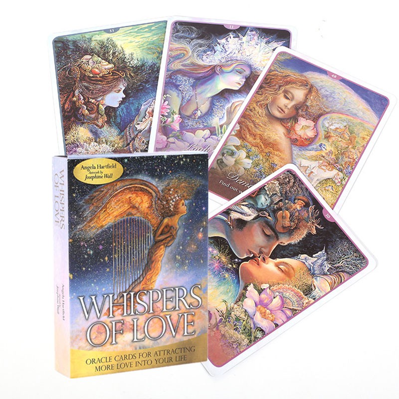 WHISPERS OF LOVE ORACLE CARDS การ์ดภาษาอังกฤษ 50 ใบ