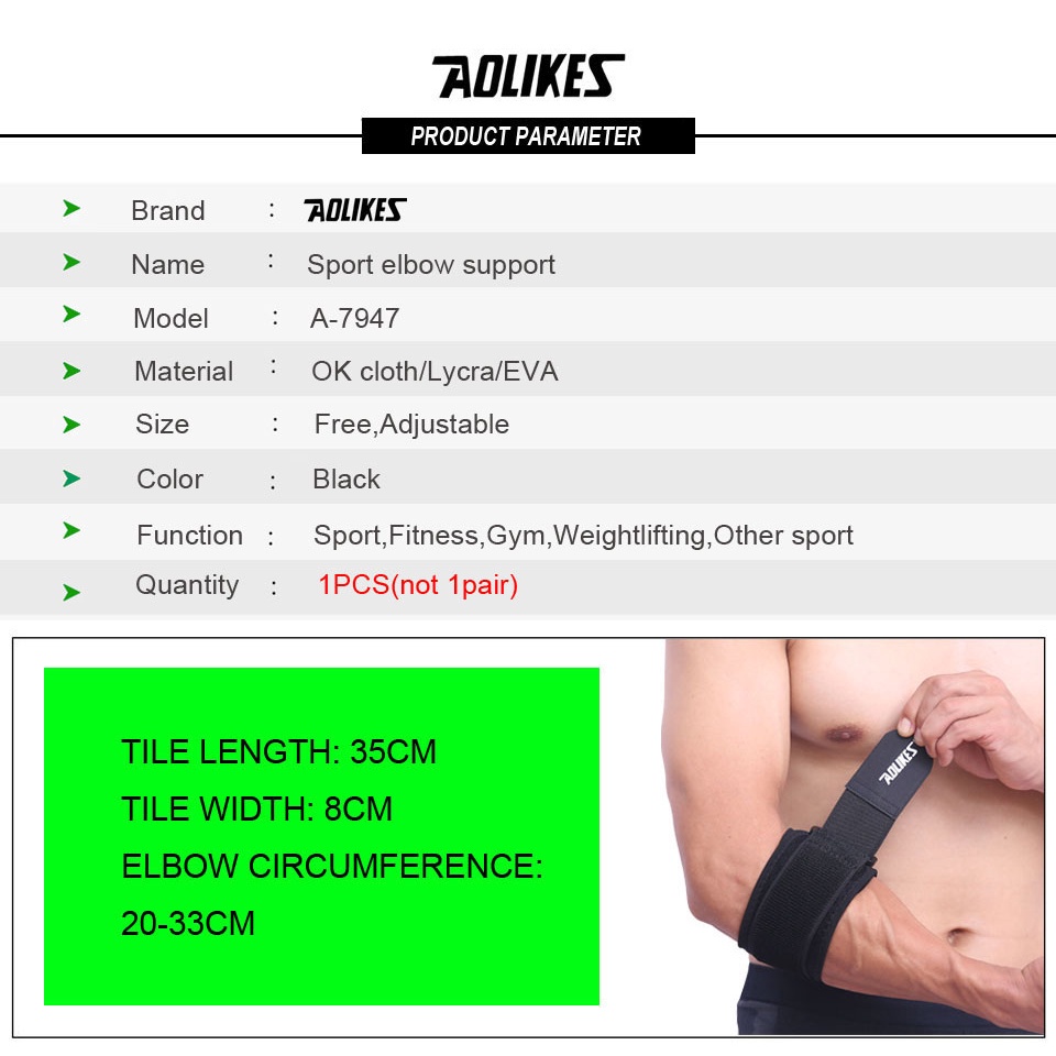 Gtubike ปรับเทนนิสข้อศอกสนับสนุนรั้งฟิตเนสกอล์ฟกีฬาการบีบอัดสายรัดข้อศอกยามแขน