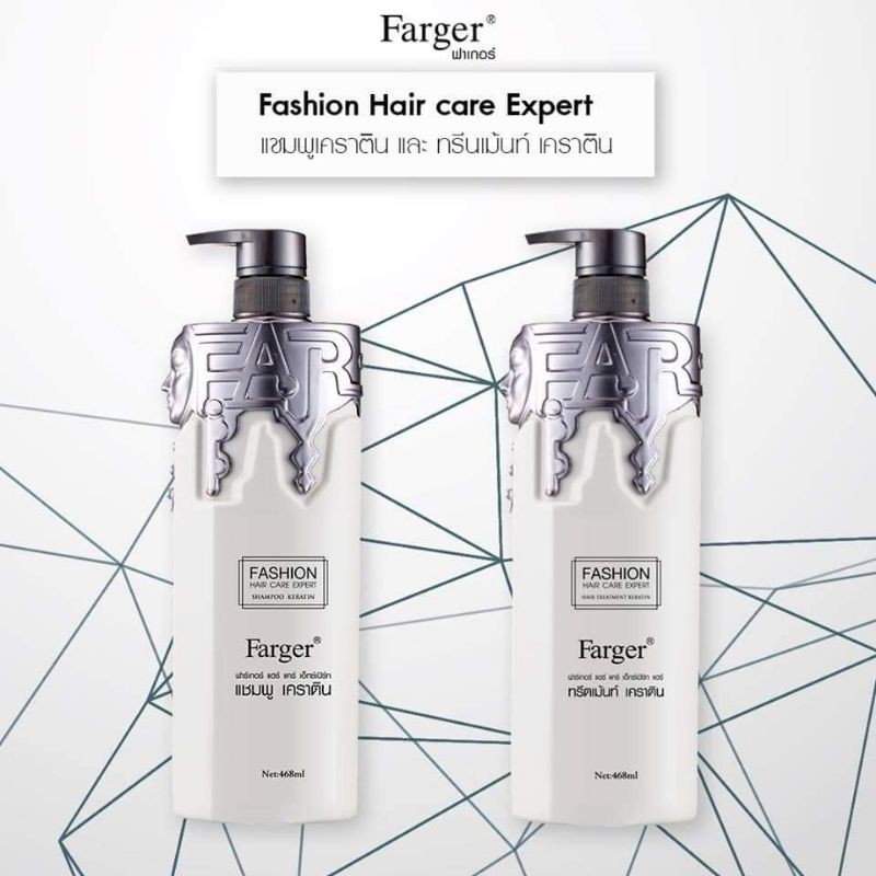 #Farger Hair Care Expert Shampoo + Treatment Keratin 468ml.