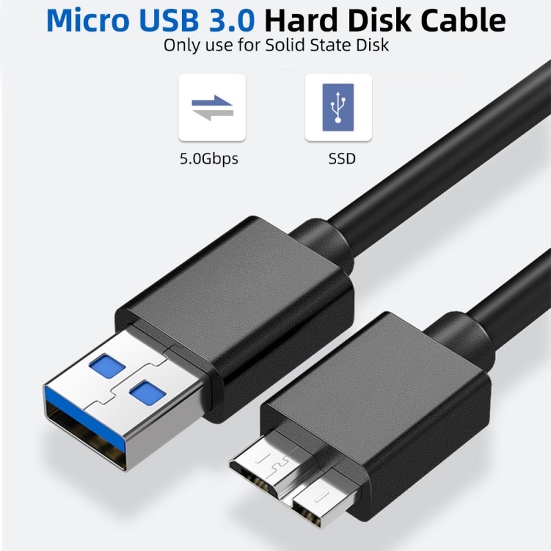 สายฮาร์ดดิส External Harddisk CableUSB 3.0 โอนถ่ายข้อมูลด้วยความเร็วสูง ความยาว 1 เมตร ใช้กับ ซัมซุง Note3 /S5 ได้นะครับ