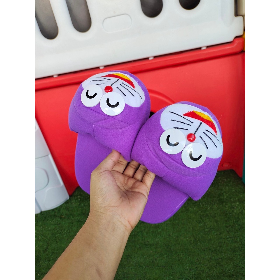 รองเท้าใส่เดินในบ้านฟรีไซผู้ใหญ่รองเท้ายาว9.5นิ้วใส่ได้ไม่เกินเบอ40 ลายแก็งโดเรม่อน
