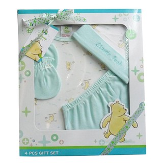 Baby Gift Set ชุดของขวัญ เด็กแรกเกิด 4 ชิ้น หมี Pooh สีเขียว CP-3130