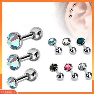 Tragus Helix บาร์รถเข็นเด็ก 3 ชิ้นต่างหู