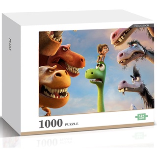 ของเล่นจิ๊กซอว์ไม้ ภาพยนต์ The Good Dinosauranimated คุณภาพสูง 1000 ชิ้น สําหรับครอบครัว