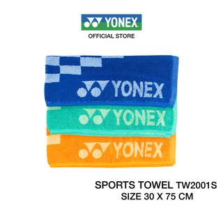 YONEX  SPORTS TOWEL TW2001S ผ้าขนหนู คอตตอน 100 % สำหรับดูดซับเหงื่อ หลังออกกำลังกาย