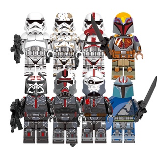 ใหม่ ฟิกเกอร์ Star war Stormtrooper Wrecker Hunter Blocks ของเล่น ของขวัญ X0307