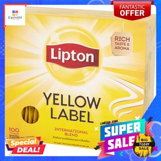 ลิปตันชา 2ก.x100ซองLIPTON YELLOW LABEL TEA 100 SACHETS