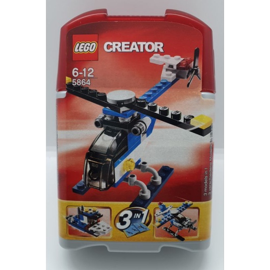 Lego 5864 Mini Helicopter, LEGO® Creator, 3-in-1 เฮลิคอปเตอร์ เรือ