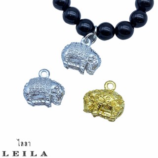 Leila Amulets หมูตัวบาท (พร้อมกำไลหินฟรีตามรูป)