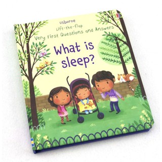 Usborne Lift The Flap What is Sleep หนังสือภาษาอังกฤษสำหรับเด็ก หน้าต่างเปิด ปิด ถามตอบ