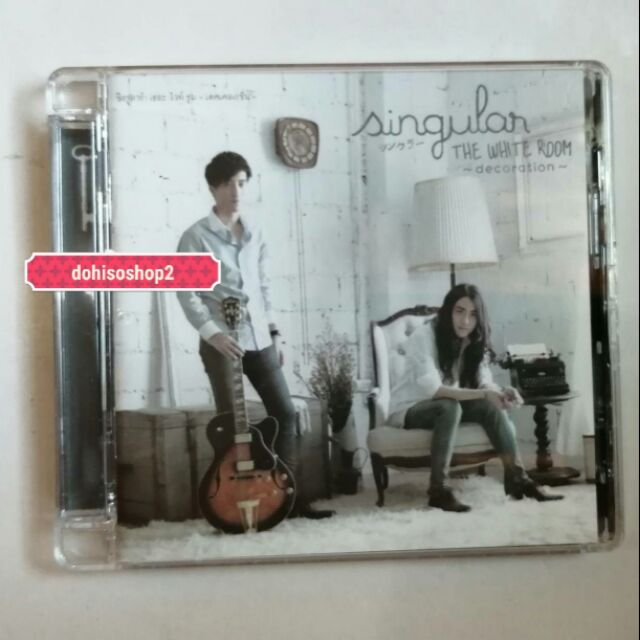 ของแท้มือสองสภาพสวยหายาก Audio  CD Singular อัลบั้มแรก THE WHITE ROOM  DECORATE วงซิงกูลาร์ ชุดไวท์ร