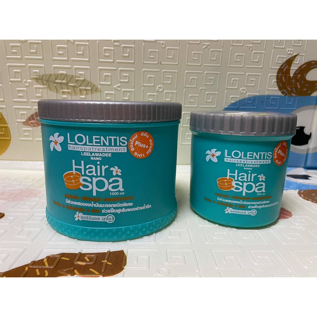 ลอเลนติส แฮร์สปา ทรีทเมนท์หมักผม Lolentis hair spa บำรุงเส้นผมที่แห้งเสียอย่างล้ำลึก กลิ่นหอมนาน ขนาด500/1000 มล.