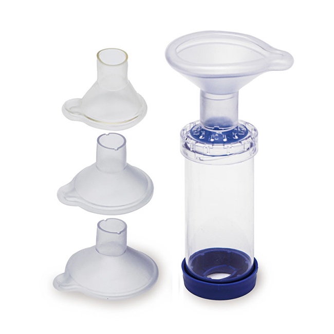 Canack Pet Aerosol Chamber Cat Asthma Inhaler Spacer อุปกรณ์หน้ากาก PVC อุปกรณ์สัตวแพทย์