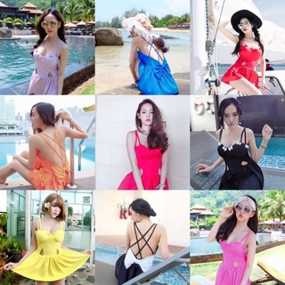ชุดว่ายน้ำวันพีชมีกระโปรง มี 7 สี