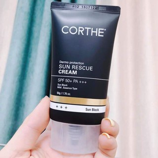 [สินค้าของแท้ 100% ส่งตรงจากเกาหลี] Corthe Sun Rescue Cream 50g SPF 50+++