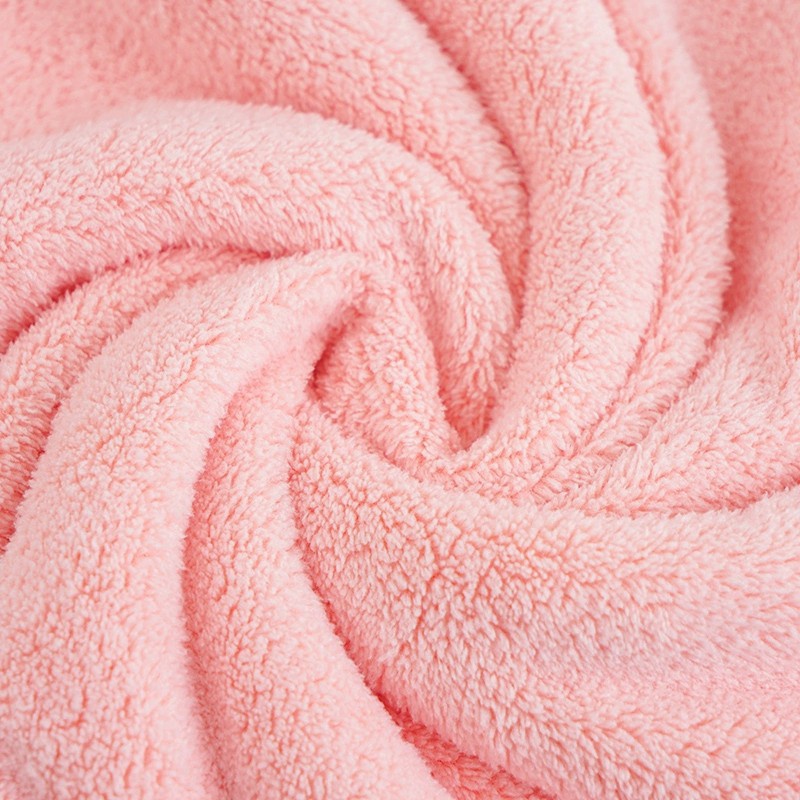 ผ้าเช็ดตัวขนแกะ [ขนาด 90x160cm][JUMBO] ผ้าขนหนู สีพื้น หนากว่า นุ่มกว่า ซับน้ำได้ดีกว่า AAA - รูปที่ 4