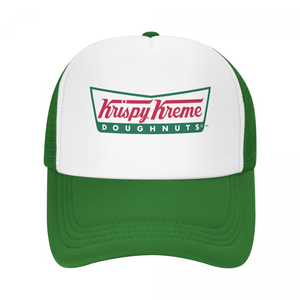 Krispy Kreme หมวกเบสบอล หมวกตาข่าย ปรับได้ แข็งแรง กีฬา สําหรับผู้ชาย ผู้หญิง