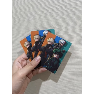 my hero academia postcard