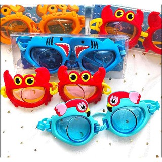 Swimming goggles Animal แว่นตาว่ายน้ำซิลิโคนลายสัตว์แฟนซี