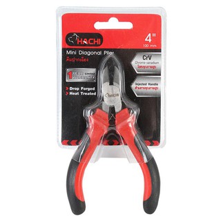 pliers 4" POWERSPRING HC DIAGONAL PLIER Hand tools Hardware hand tools คีม คีมปากเฉียง HACHI 4 นิ้ว เครื่องมือช่าง เครื่