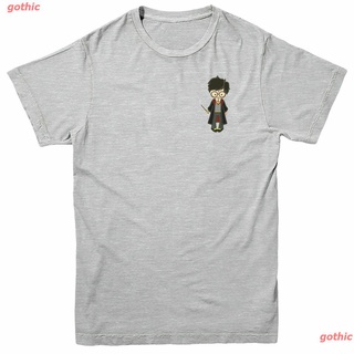 เสื้อยืดยอดนิยม เสื้อยืดแฟชั่นปักลาย Harry Potter ชุดแฟนตาซี Sports T-shirt