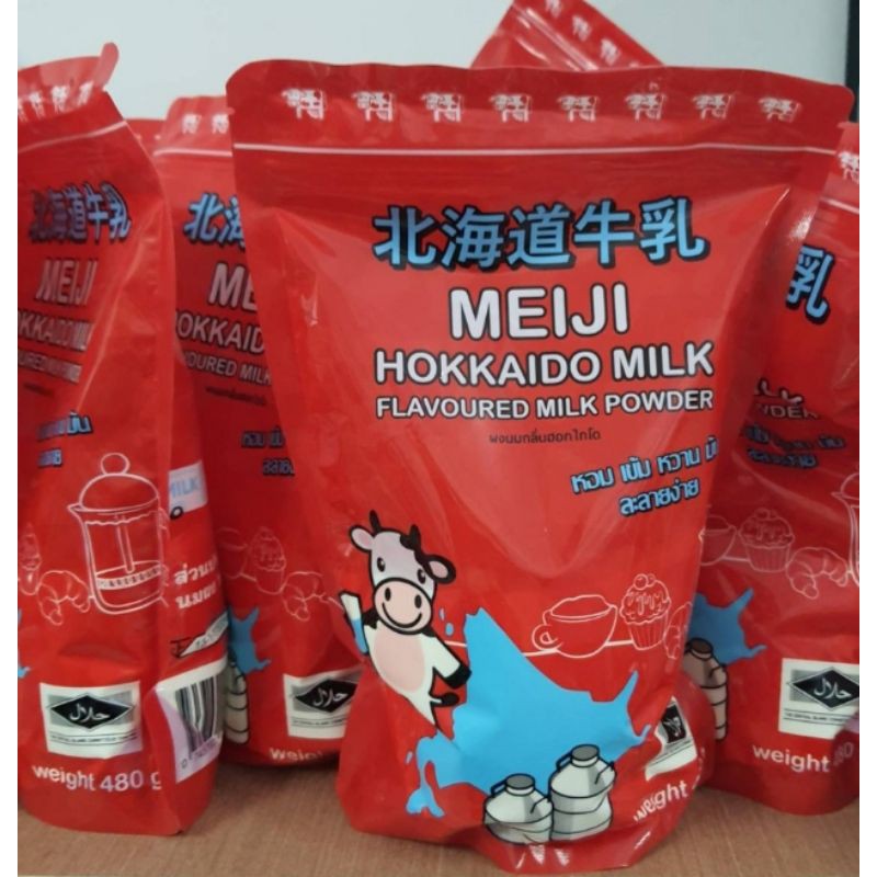 ผงนมสดฮอกไกโดแท้ MEJI Hokkaido Milk Flavoured Milk Poder ขนาด 480 กรัม
