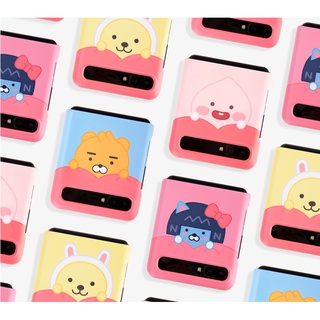 [Samsung Galaxy Z Flip 3] Kakao Little Friends Original 100% Korean Style Slim Fit Hard Case Cute Case RYAN APEACH MUZI NEO