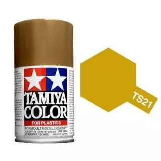 TAMIYA 85021 TS-21 GOLD (GLOSS) สีสเปรย์ทามิย่า พ่นโมเดล