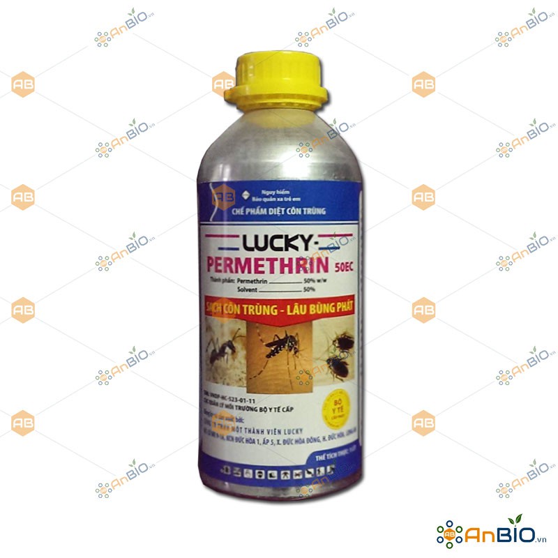 LUCKY-PERMETHRIN สารกันบูด 50EC 1 ลิตร ขวด - A5.1022