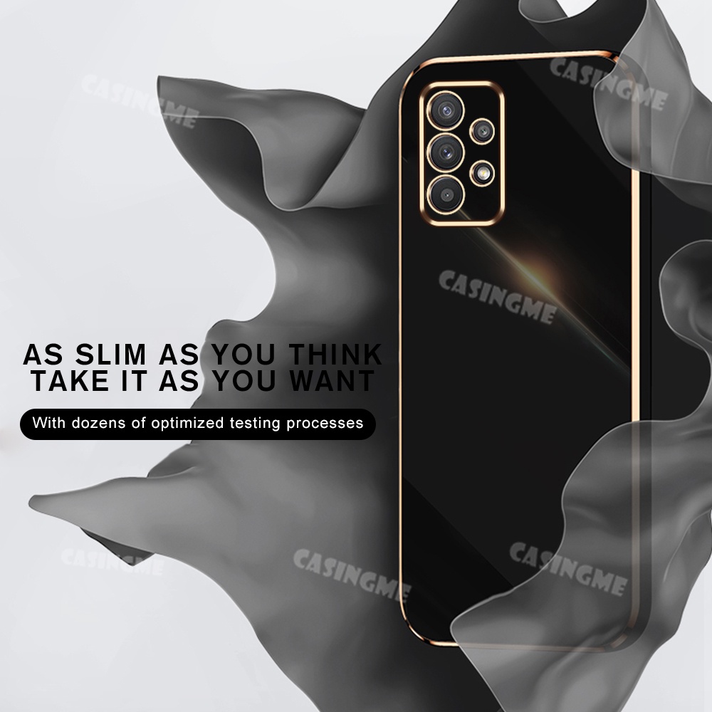 เคสโทรศัพท์ ซิลิโคนนิ่ม กันกระแทก ป้องกันเลนส์ ทรงสี่เหลี่ยม สําหรับ Samsung Galaxy A33 A53 A73 A13 A23 A52 A52S Sumsung a 33 53 73 23 13 52 52S 4G 5g 2022 - รูปที่ 2